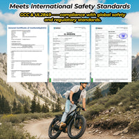 Electric Bike for Adults 26", 1000W (2000W Peak) E-Mountain Bike 48V 13AH UL2849