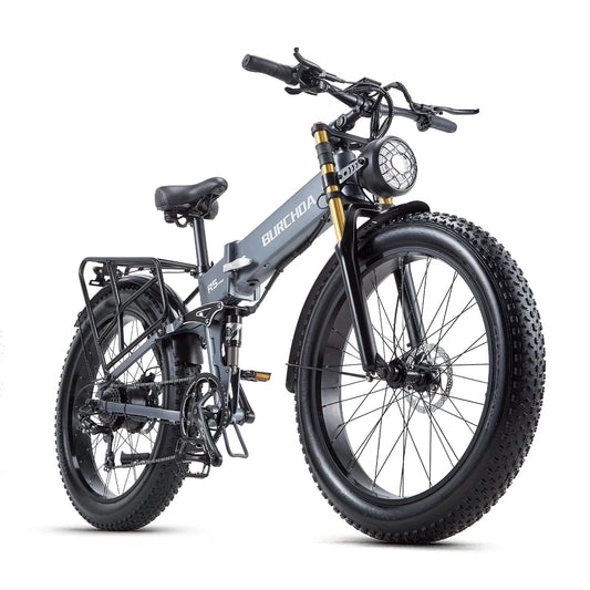 Folding Electric Bike for Adult 26'', 1000W UL2849 48V 40Ah Removable Battery Fat Tire E-Mountain Bike up to 30MPH Long Range off Road Ebike Beach Snow Dual Hydraulic&Brakes Electric Bicycle