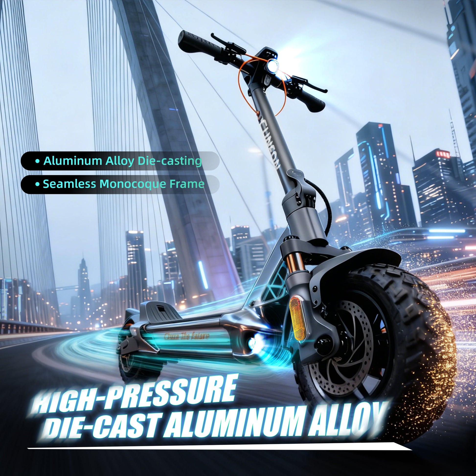 Electric Scooter Adult with 1200W Motor Folding E-Scooter, 50 Mile Range, 10.5" off Road Tires，Max Limited 31Mph，Fingerprint Unlock and App Controller